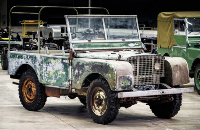 Land Rover encuentra su primer coche de la historia