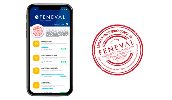 FENEVAL aplicará blockchain a su sello «Espacio Protegido COVID-19»